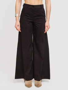 Pantalone in cotone con soffietti