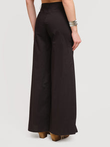 Pantalone in cotone con soffietti