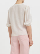 Camicia con maniche a palloncino