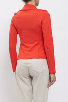 Giacca slim fit con bottoni foderati