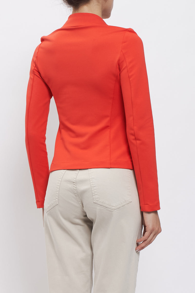 Giacca slim fit con bottoni foderati