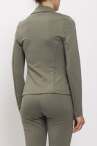 Giacca slim fit con bottoni foderati