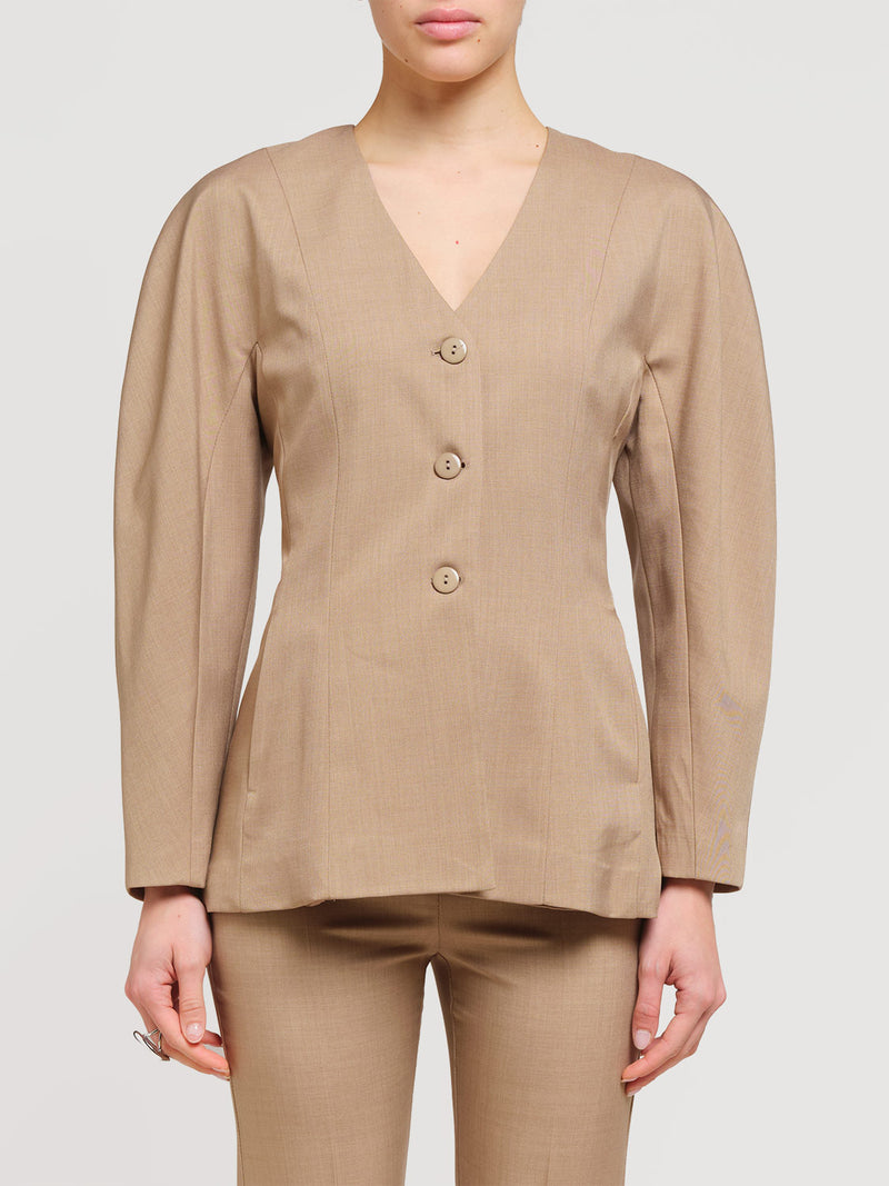 Giacca maniche baloon