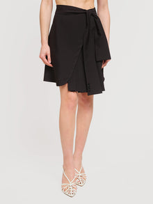 Minigonna plissé con cintura