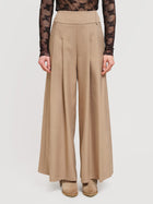 Pantaloni palazzo con pieghe