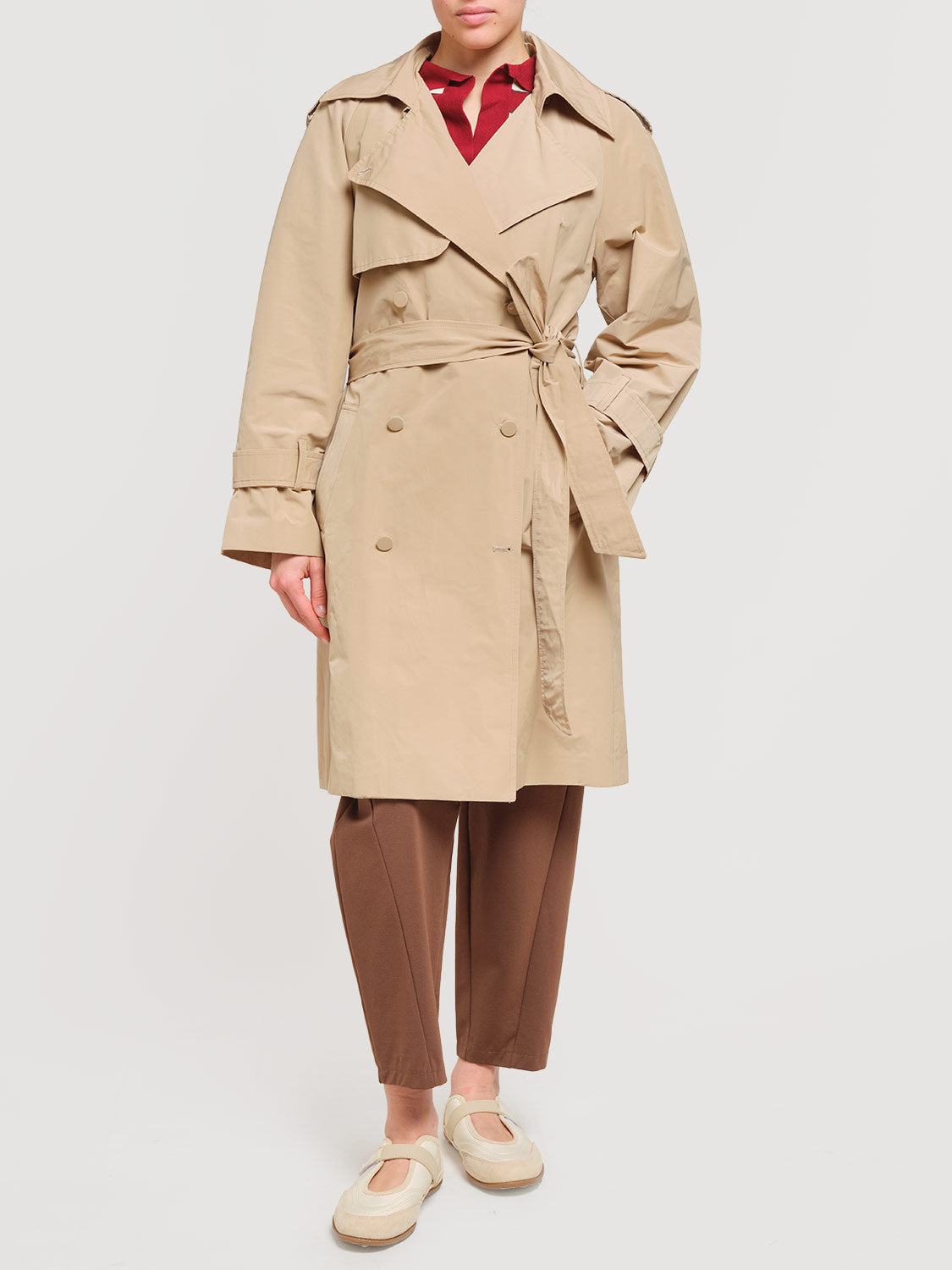 Trench con cintura