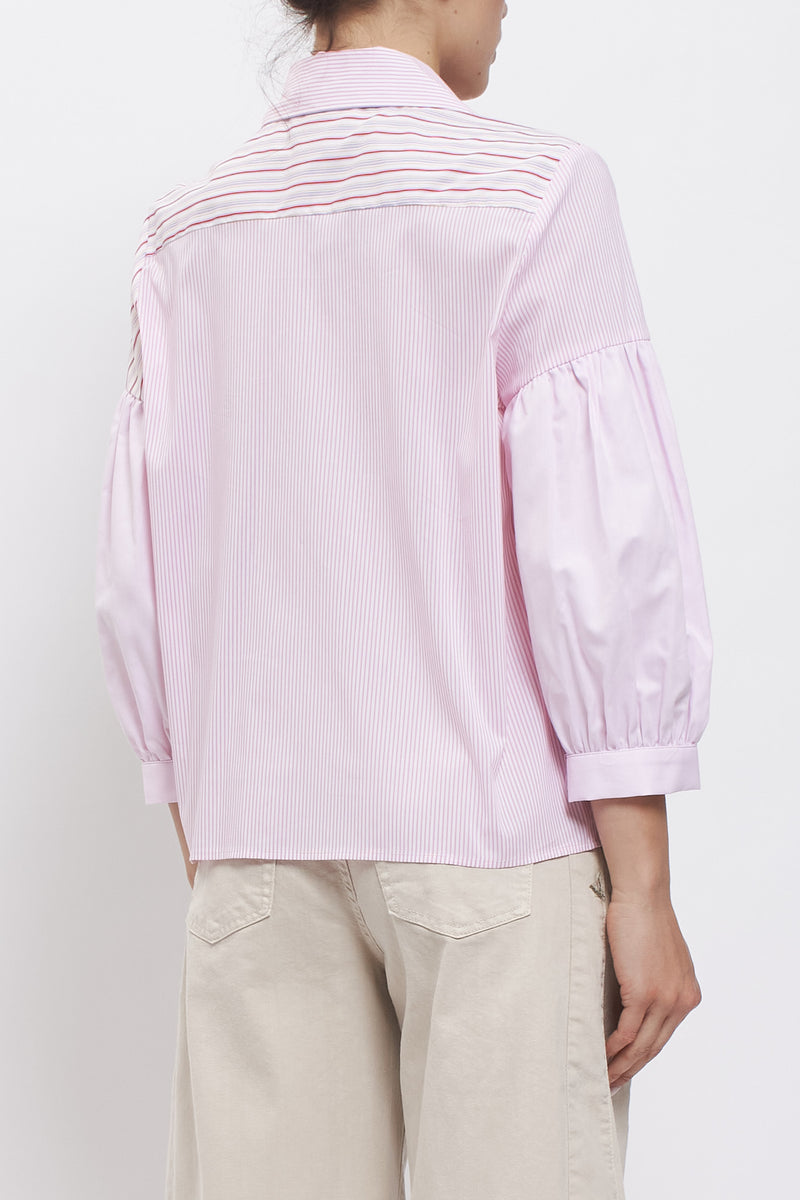 Camicia patchwork oversize