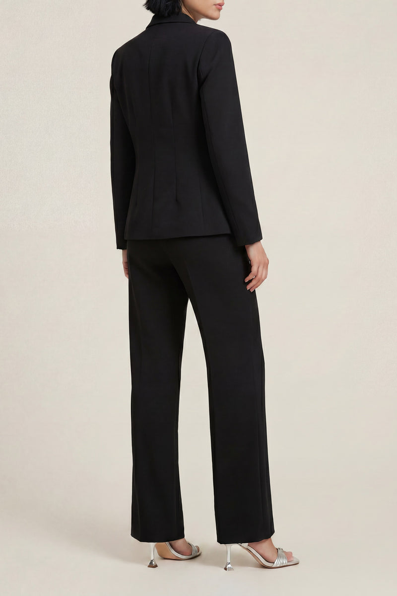 Giacca slim fit con bottoni foderati