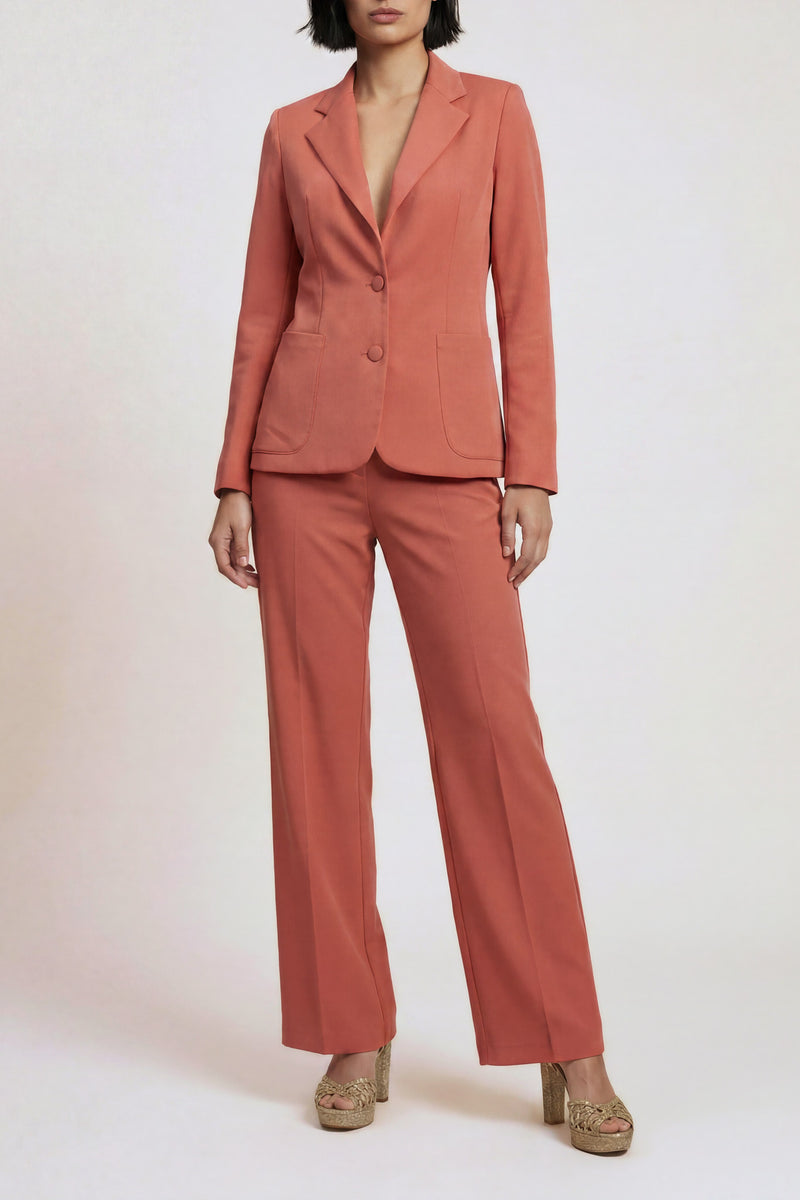 Giacca slim fit con bottoni foderati