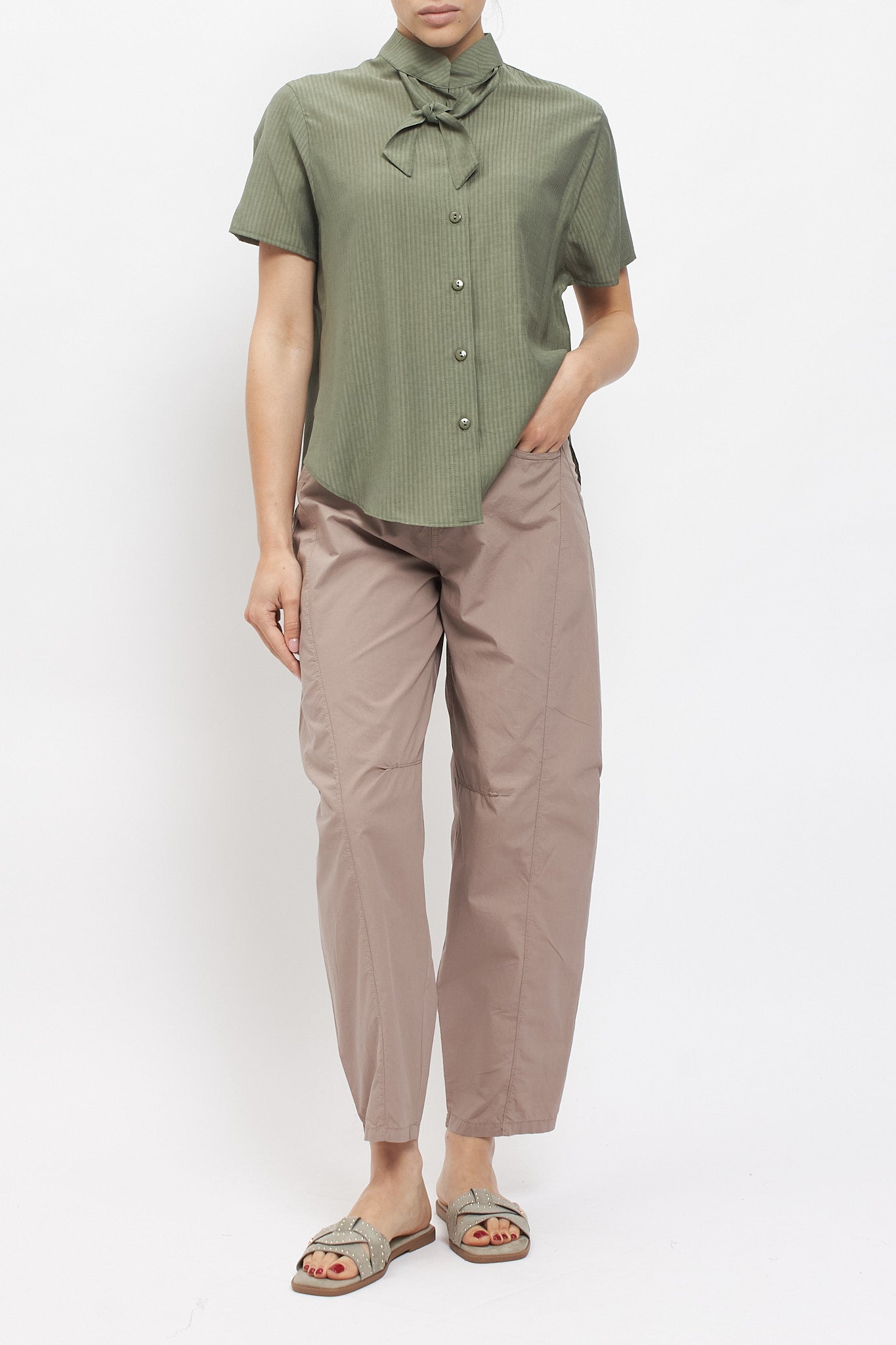 Camicia con foulard
