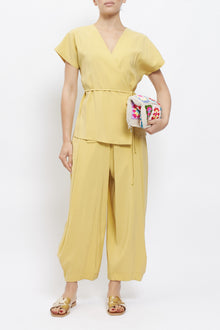 Camicia con incrocio a portafoglio