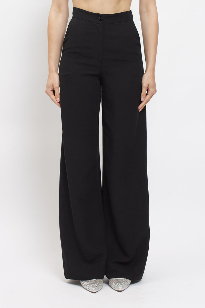 Pantalone in viscosa con taglio dritto
