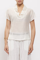 Blusa con rouches