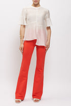 Blusa con tagli