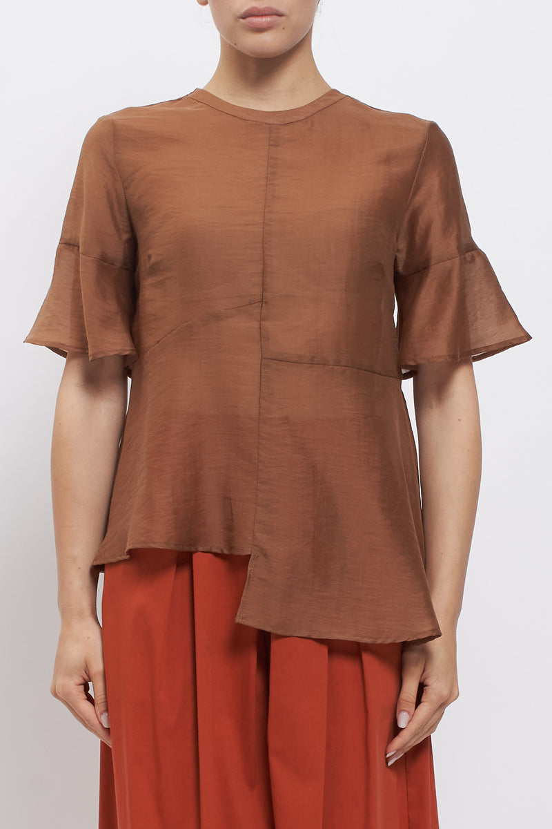 Blusa con tagli