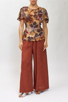 Blusa con manica volan