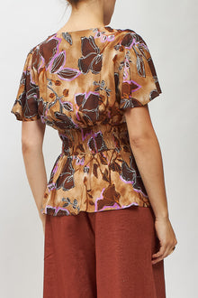 Blusa con manica volan