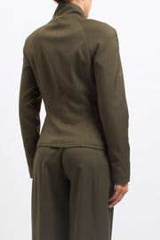 Knot-front jacket