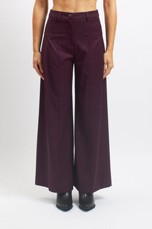 Pantalone palazzo con pinces