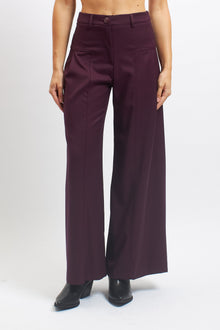 Pantalone palazzo con pinces