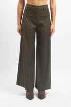 Pantalone palazzo con pinces