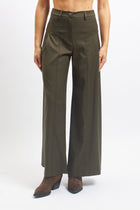 Pantalone palazzo con pinces