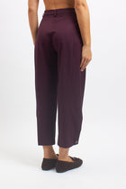 Pantalone barrel con bottoni