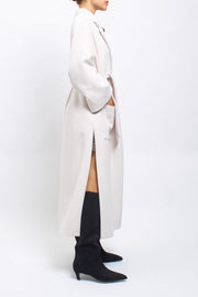 Cappotto lungo con cinta