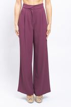 Pantalone palazzo con pinces