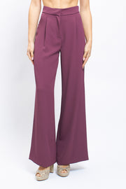 Pantalone palazzo con pinces