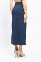 Midi skirts with jewel buttons
