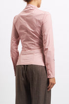 Camicia con scollo alla coreana