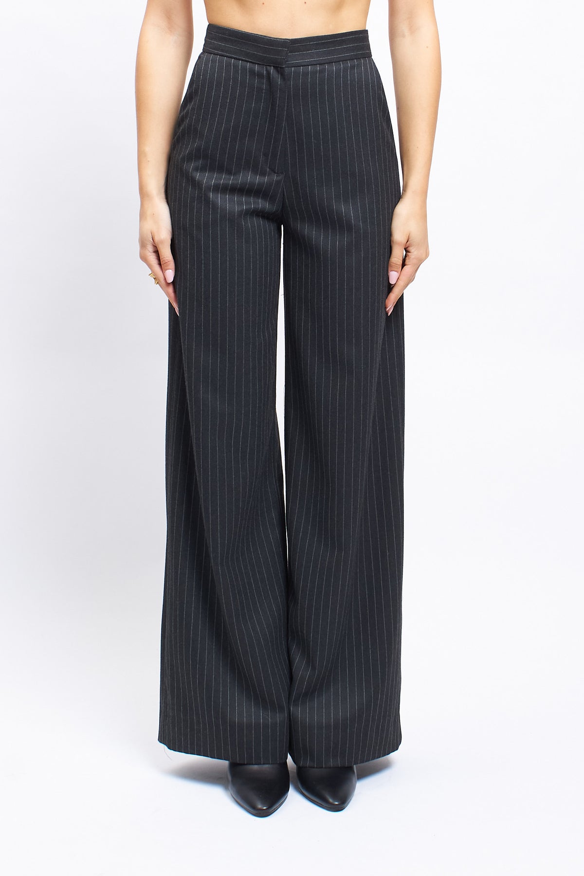 Pantalone palazzo gessato