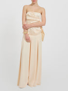 Top a bustier con fiocco