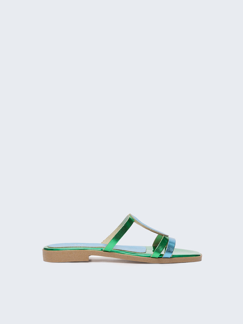 TWO-TONE SANDAL