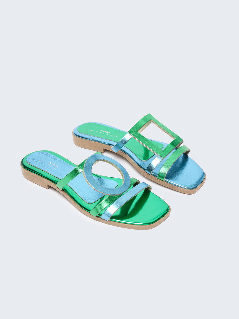 TWO-TONE SANDAL