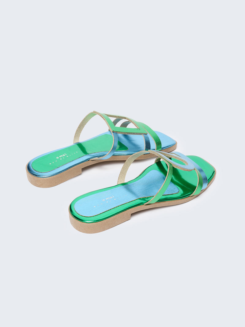 TWO-TONE SANDAL