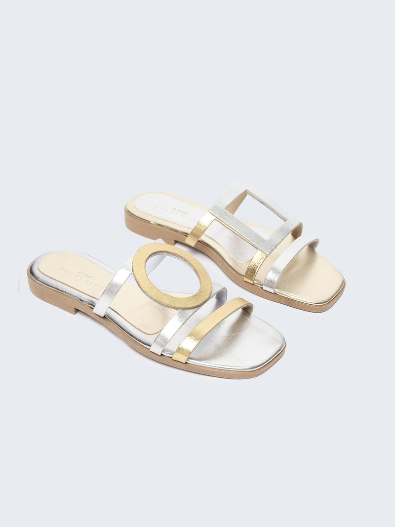 TWO-TONE SANDAL