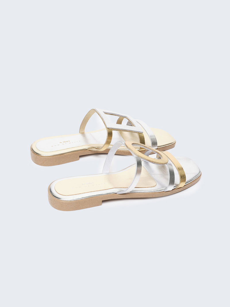 TWO-TONE SANDAL
