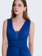 Abito lungo in tulle