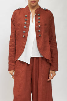 Giacca in lino in stile "Napoleone"