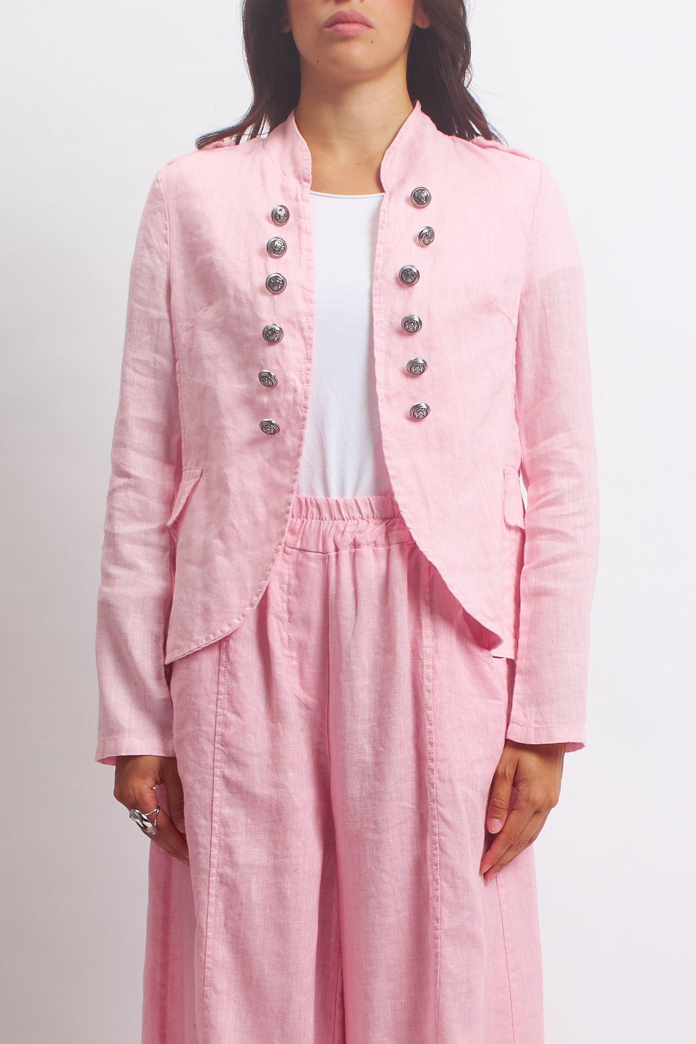 Giacca in lino in stile "Napoleone"