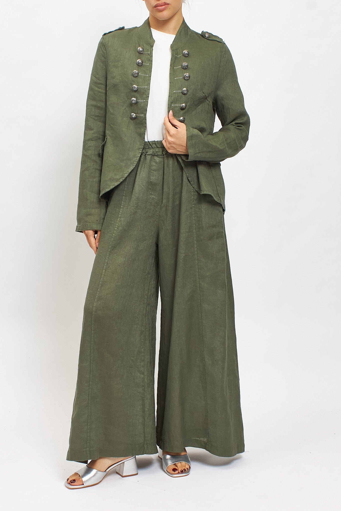 Giacca in lino in stile "Napoleone"