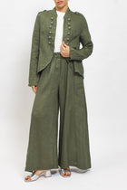 Giacca in lino in stile "Napoleone"