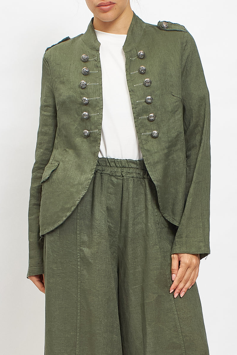 Giacca in lino in stile "Napoleone"