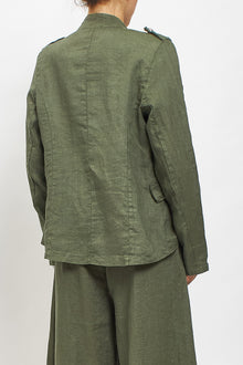 Giacca in lino in stile "Napoleone"