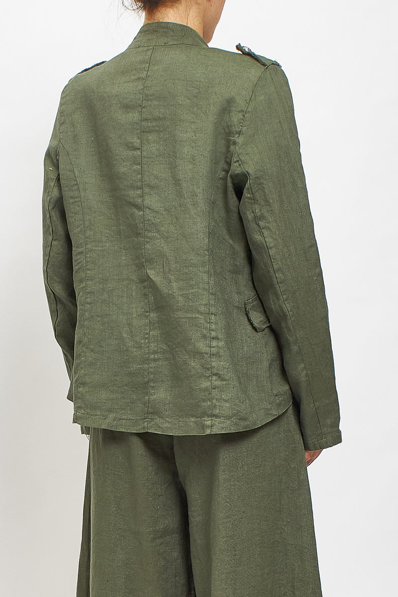 Giacca in lino in stile "Napoleone"