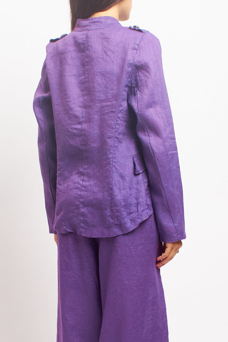 Giacca in lino in stile "Napoleone"