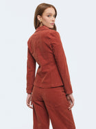 Giacca slim fit in velluto