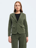 Giacca slim fit in velluto